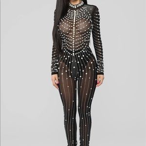 Fashion nova diamond catsuit ✨